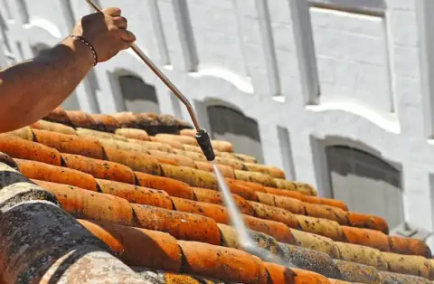 Nettoyage de toitures - Plufur